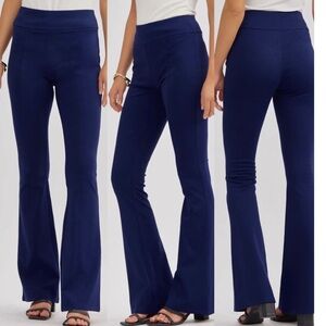 Women's Blue Boot Cut Flare Pants